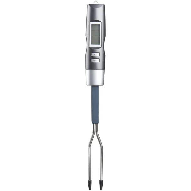 Wells digital fork with thermometer - Avenue Grey