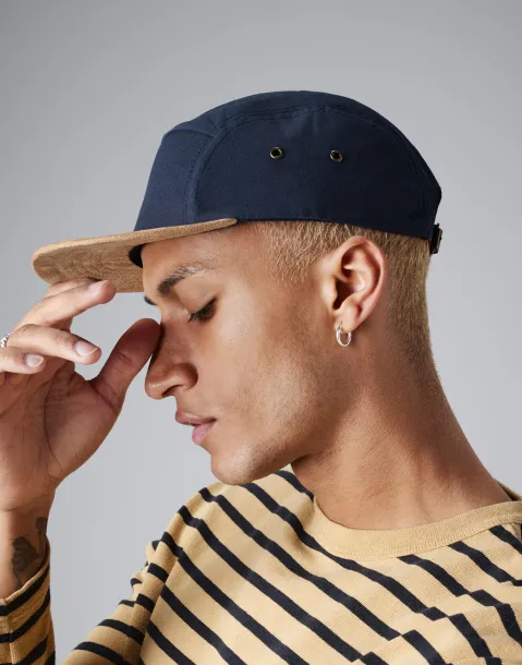  Suede Peak 5 Panel Cap - Beechfield