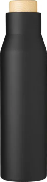 CHRISTIAN Stainless steel double walled bottle black