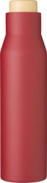 CHRISTIAN Stainless steel double walled bottle burgundy