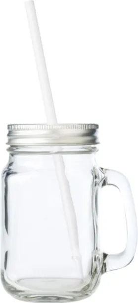 SAKINA Glass mason jar neutral