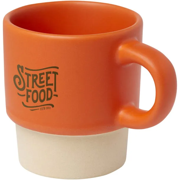 Olympia espresso šalica s glinenim dnom, 130 ml Narančasta