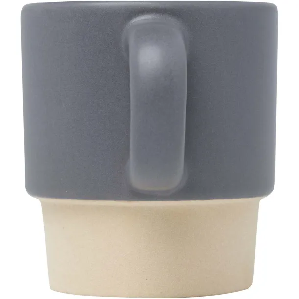 Olympia espresso šalica s glinenim dnom, 130 ml Siva