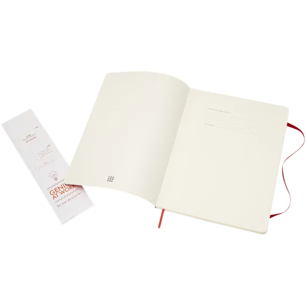 Moleskine Classic XL soft cover notebook - dotted - Moleskine Scarlet red