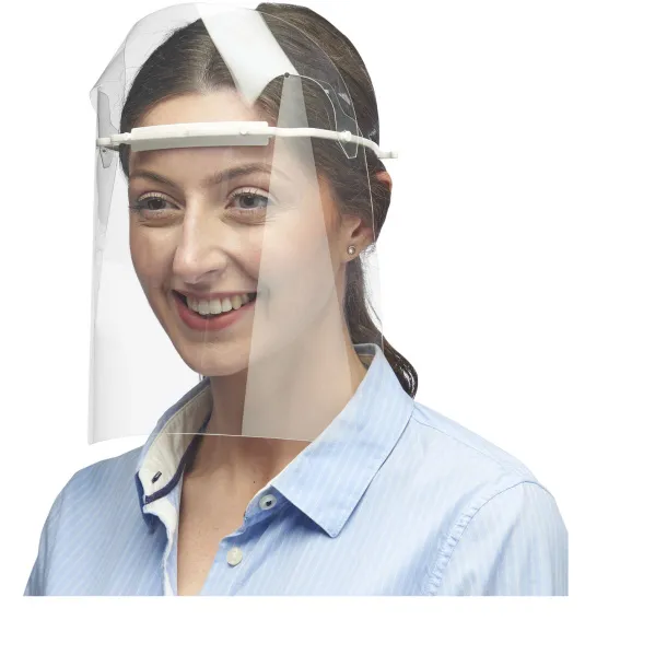 Protective face visor - Large White