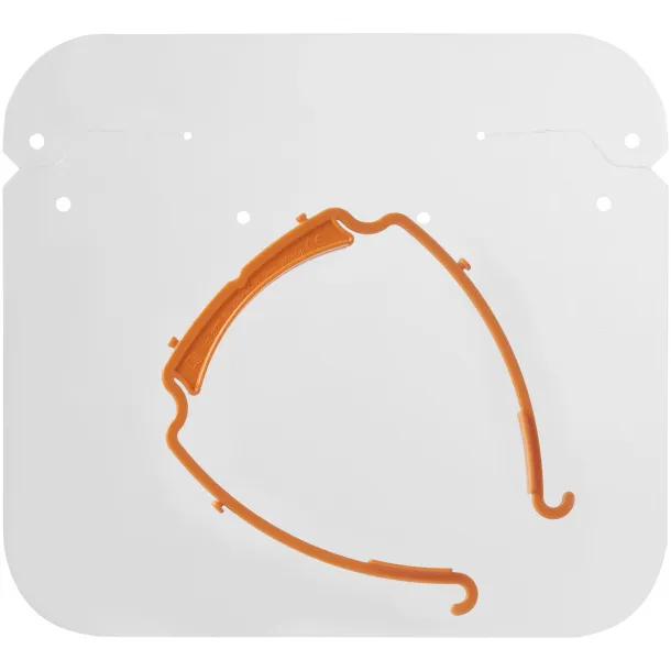 Protective face visor - Large Orange