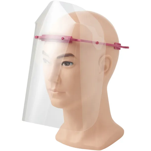 Protective vizir za lice Transparent pink