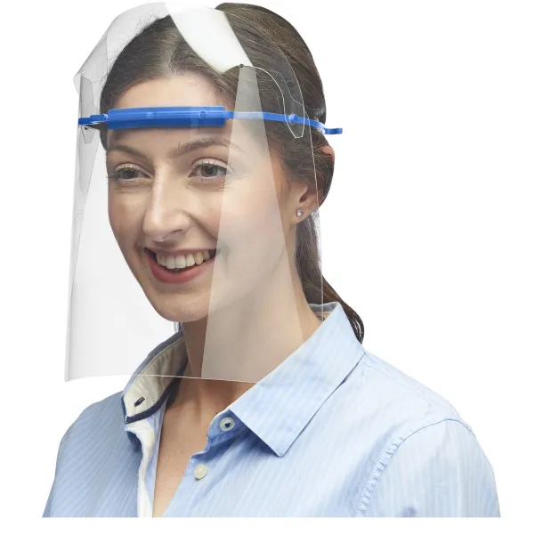 Protective face visor - Large Royal blue