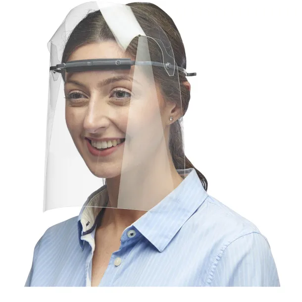 Protective face visor - Large Dark grey