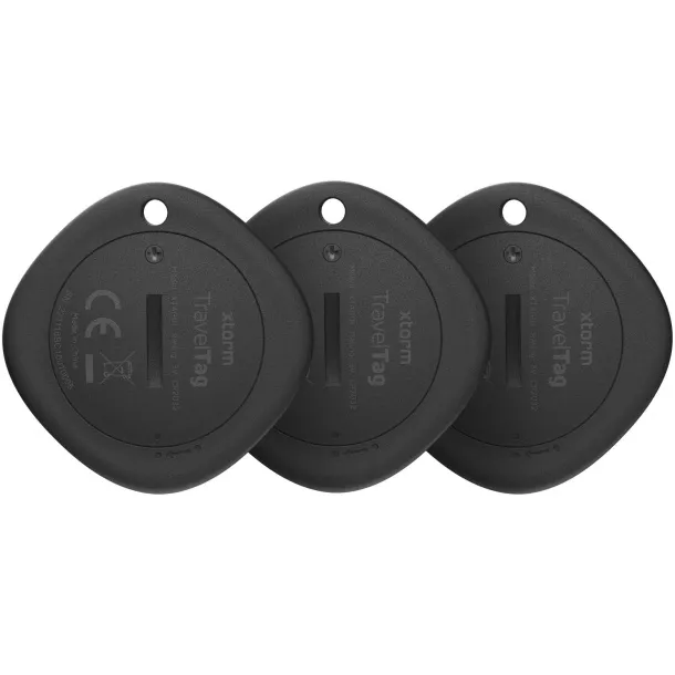 Xtorm XTAG01 3-piece travel tag - Xtorm Solid black