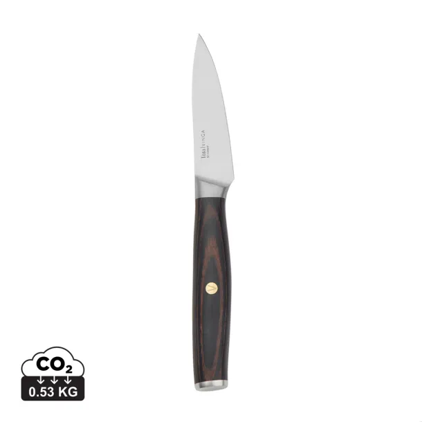 VINGA Tara RCS recycled steel paring knife - Vinga steel Black