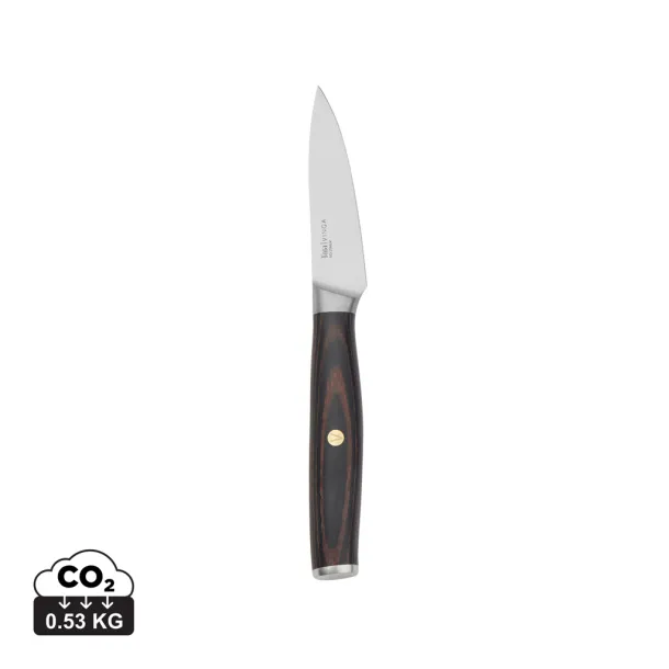 VINGA Tara RCS recycled steel paring knife - Vinga steel Black