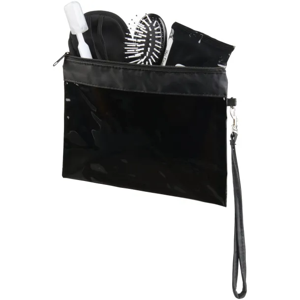Sid seethrough travel pouch - Bullet Midnight Black