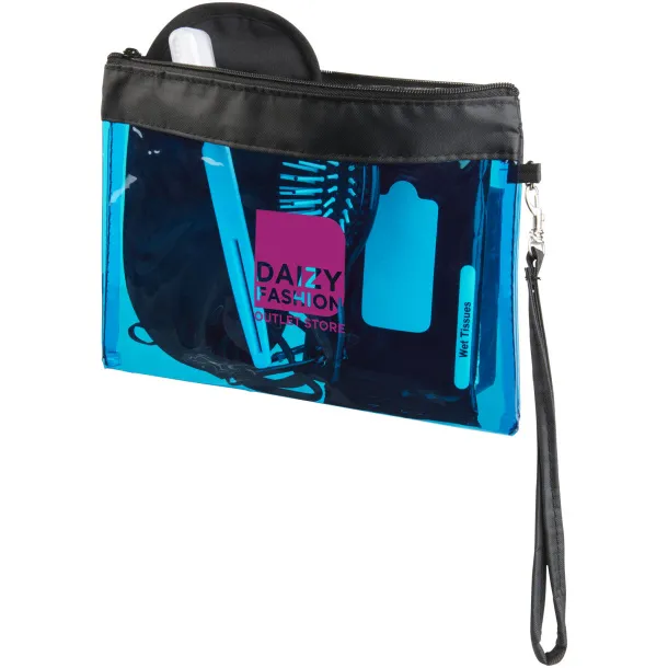 Sid prozirna putna torbica - Bullet Transparent blue