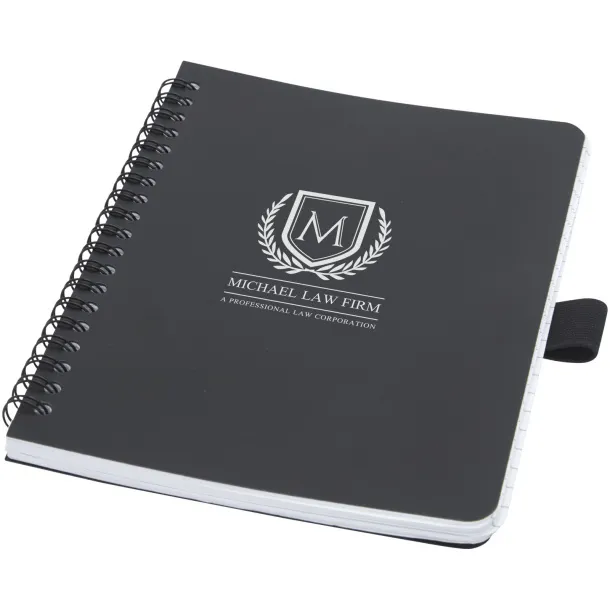 Naima Midi anti-bacterial notebook Solid black