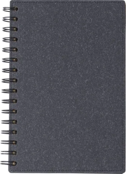 CALEB Recycled carton hardcover notebook black