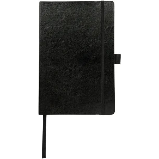 Robusta A5 PU leather notebook - JournalBooks Solid black