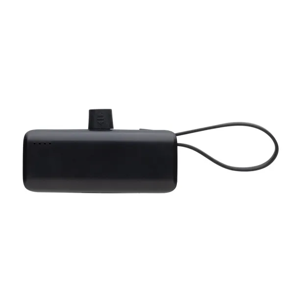 Powerlink prijenosna baterija s iOS priključkom od RCS reciklirane plastike, 3.000 mAh - XD Collection Crna 