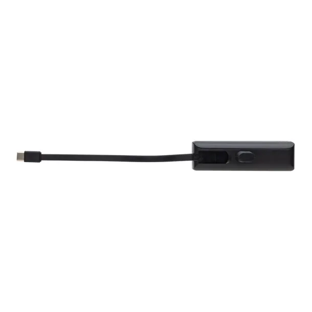 Powerlink prijenosna baterija s iOS priključkom od RCS reciklirane plastike, 3.000 mAh - XD Collection Crna 