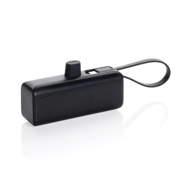 Powerlink prijenosna baterija s iOS priključkom od RCS reciklirane plastike, 3.000 mAh - XD Collection Crna 