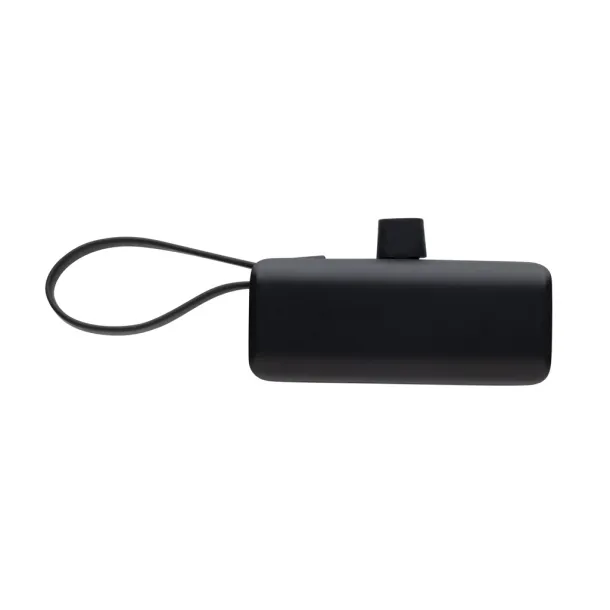 Powerlink prijenosna baterija s iOS priključkom od RCS reciklirane plastike, 3.000 mAh - XD Collection Crna 