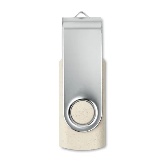 TECHMATE+ USB memorijski stick od bioplastike i PP - 16 GB Bež