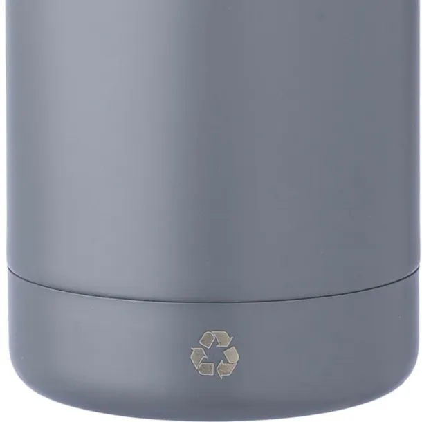 ISAIAH Recycled stainless steel bottle grey