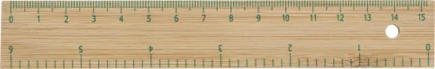 Greta Bamboo ruler  brown