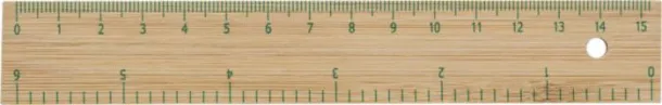 Greta Bamboo ruler  brown