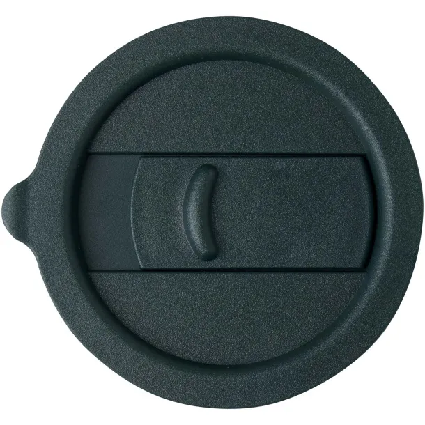 Java keramička šalica sa silikonskim omotom i plastičnim poklopcem, 330 ml Zelena