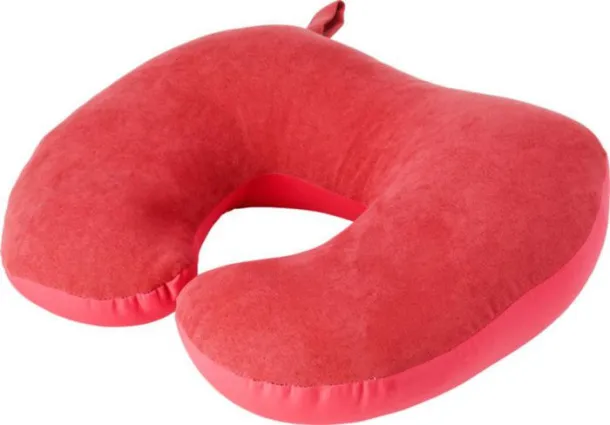FLETCHER Suede travel pillow Crvena