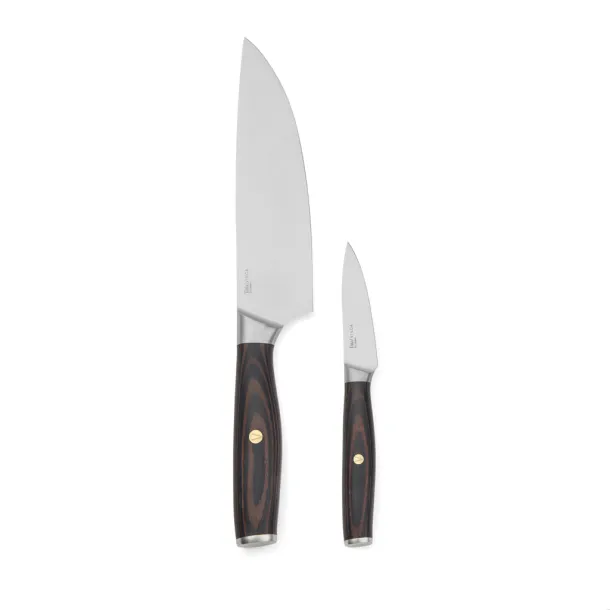 VINGA Tara Tara RCS recycled steel chef's set - Vinga steel Black