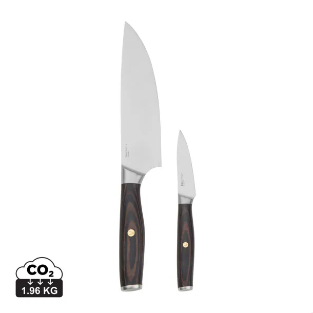 VINGA Tara Tara RCS recycled steel chef's set - Vinga steel Black