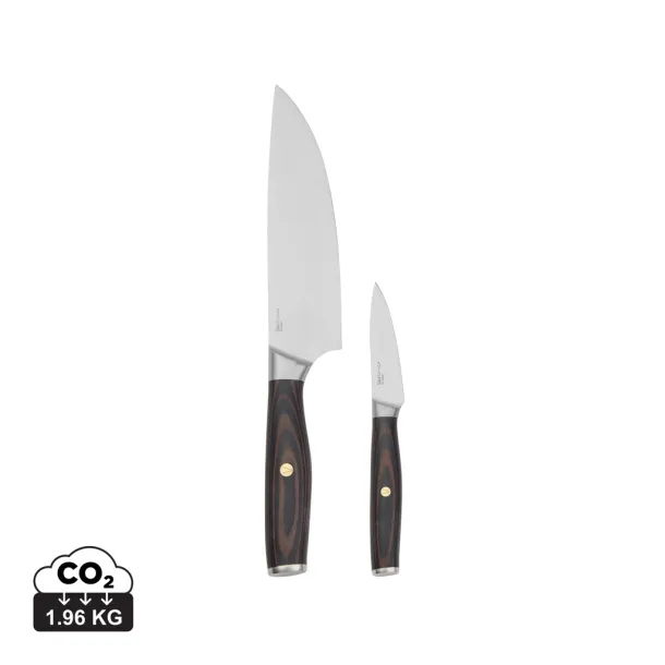 VINGA Tara Tara RCS recycled steel chef's set - Vinga steel Black