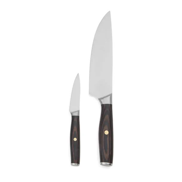 VINGA Tara Tara RCS recycled steel chef's set - Vinga steel Black