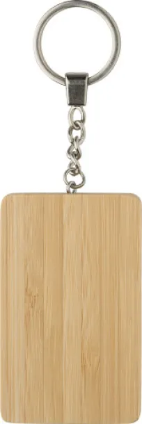 Bianca Bamboo keychain  brown