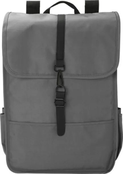 Lyric rPET Polyester (300D) flap backpack Lyric grey