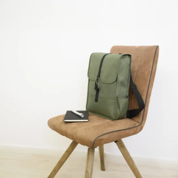 Lyric rPET Polyester (300D) flap backpack Lyric