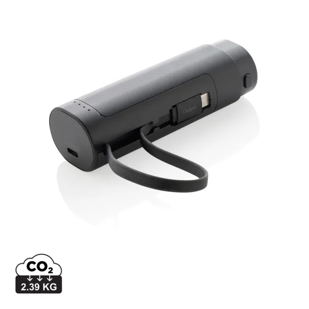 CycleCell prijenosna baterija s odvojivom baterijom, 5 000 mAh - XD Collection Crna