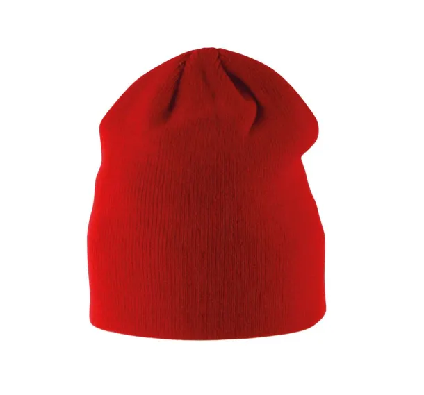  KNITTED KIDS' BEANIE - K-UP Red