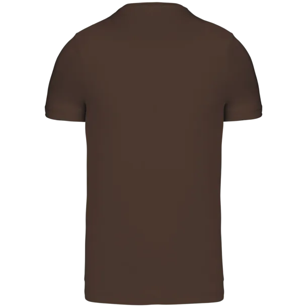  SHORT-SLEEVED CREW NECK T-SHIRT - Kariban Chocolate