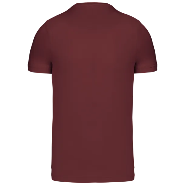  SHORT-SLEEVED CREW NECK T-SHIRT - Kariban Wine