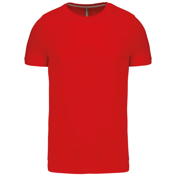  SHORT-SLEEVED CREW NECK T-SHIRT - Kariban Red