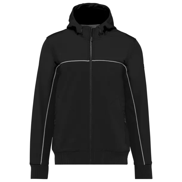  Unisex troslojna softshell dvobojna jakna - Designed To Work Crna