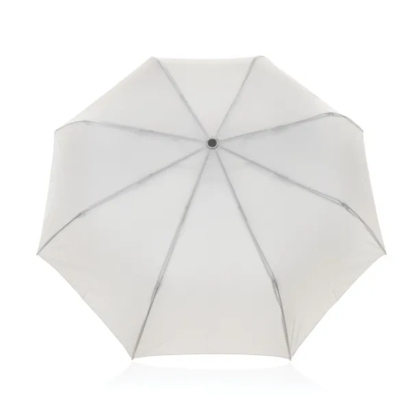 Kaycey 21" AWARE™ RPET mini kišobran od bagremovog drva s automatskim otvaranjem - XD Collection grey 