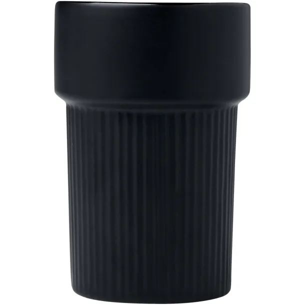 Fika šalica s bambus navlakom, 340 ml Solid black