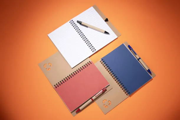 SERENO notes s kemijskom olovkom - Bella+Canvas Crna