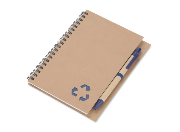 SERENO Notebook with pen Nebaski plava