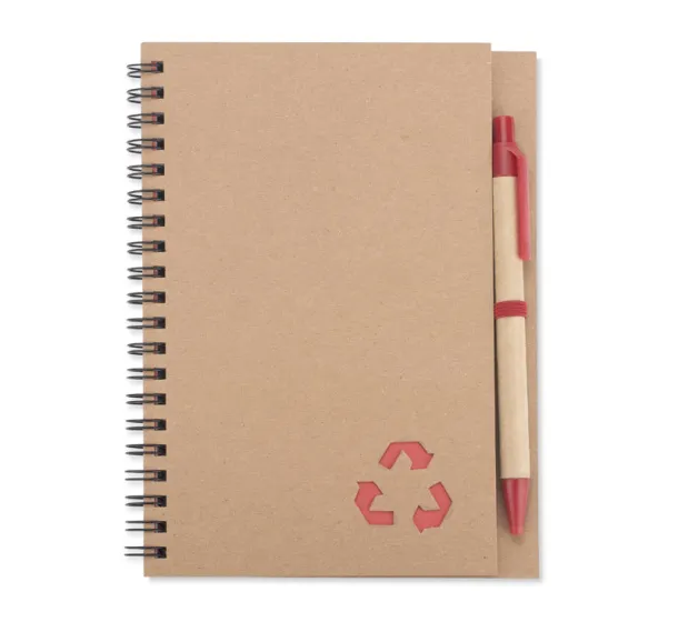 SERENO notes s kemijskom olovkom Crvena