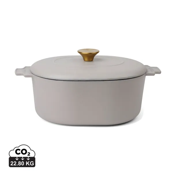 VINGA Monte heritage ovalni lonac za kuhanje 4 L - Vinga Warm Grey 3 